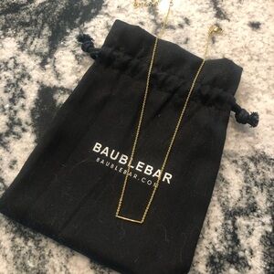 BaubleBar Dainty Gold Necklace